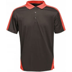 Regatta - Polo CONTRAST - Homme (Noir / rouge)