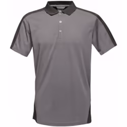 Regatta - Polo CONTRAST - Homme (Gris / noir)