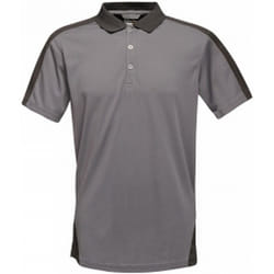 Regatta - Polo CONTRAST - Homme (Gris / noir)