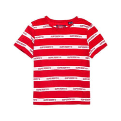 T-shirt femme Superdry Stripe Text