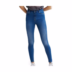 Pantalon Jean taille haute skinny femme Superdry Superthermo