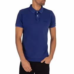 Polo piqué en coton biologique Superdry Vintage Destroyed