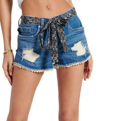 Mini short en dentelle femme Superdry