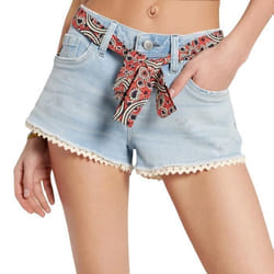Short Superdry Lace hot Femme Jeans
