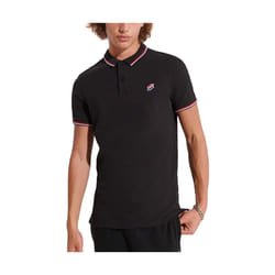 Polo Superdry Original mini logo Homme Noir
