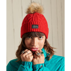 Bonnet en maille torsadée femme Superdry Lux