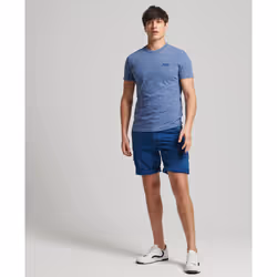 Tee shirt Homme SUPERDRY - Coupe Regular - Col arrondi - Bleu