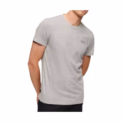 T shirt Superdry Logo vintage brode Homme Gris