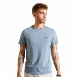 T-Shirt Vintage Embroidered Coton Bleu