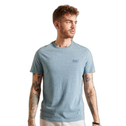 T-Shirt Vintage Embroidered Coton Bleu