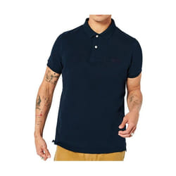 Polo Classic Pique Coton Bleu