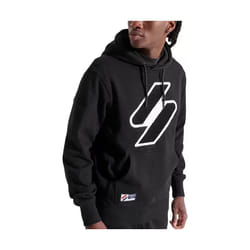 Sweat Superdry Code logo Homme Noir