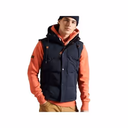 Doudoune sans manche Superdry classic navy Homme Bleu