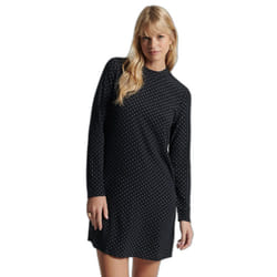 Mini robe tissée à manches longues femme Superdry Studios