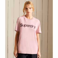 T-shirt à manches courtes femme Superdry Core Logo
