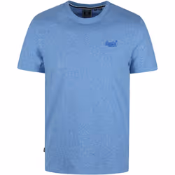 T-Shirt Vintage Embroidered Coton Bleu