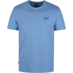 T-Shirt Vintage Embroidered Coton Bleu