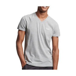 T-Shirt Vintage Embroidered Coton Gris