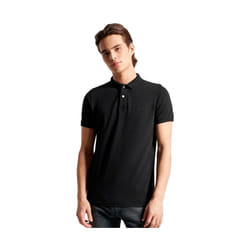 Polo Superdry Vintage Destroy Homme Noir
