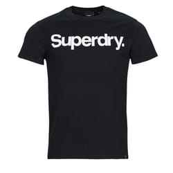T shirt Superdry Core Logo Regular Homme Noir