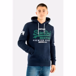 Sweatshirt Vintage Coton Bleu