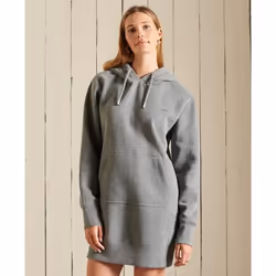 Robe sweat à capuche brodée femme Superdry Vintage Logo