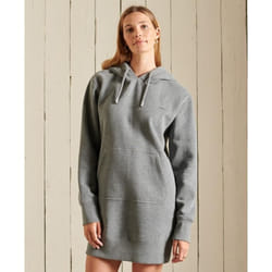 Robe sweat à capuche brodée femme Superdry Vintage Logo