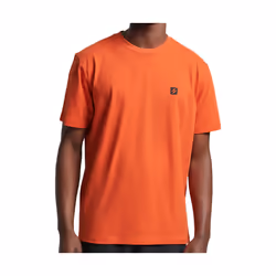 T-Shirt Code Tech Loose Coton Orange
