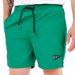Maillot De Bain Vintage Varsity Polyester Vert