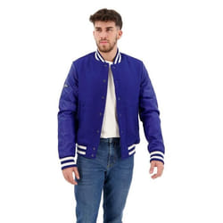 Veste Vintage Varsity Laine Bleu