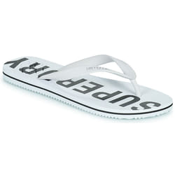Tong Superdry Code essential flip flop Homme Blanc