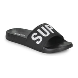 Claquette Superdry Logo classic pool slide Homme Noir