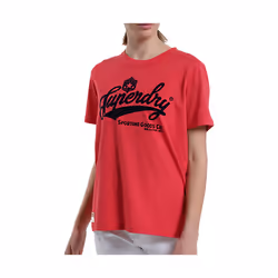 T-shirt femme Superdry Vintage Script Style College