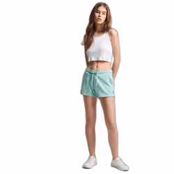 Short en jersey et coton bio femme Superdry Vintage Logo