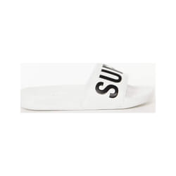 Claquette Superdry Classic big logo Homme Blanc