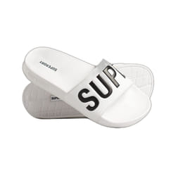 Claquette Superdry Classic big logo Homme Blanc