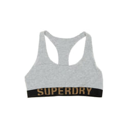 Brassière à grand logo en coton bio femme Superdry