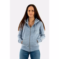 Sweatshirt zippé à capuche coton bio femme Superdry Vintage Logo