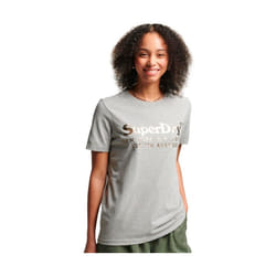 T shirt Superdry Vintage Venue Interest Femme Gris