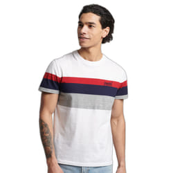T shirt Superdry Orange Label Homme Blanc