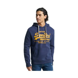 Sweat Superdry Vintage Logo Heritage Homme Bleu