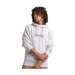 Sweat Superdry Classic logo brode Homme Gris