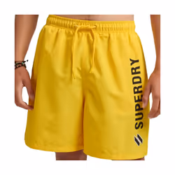 Maillot de bain Superdry vintage Homme Jaune