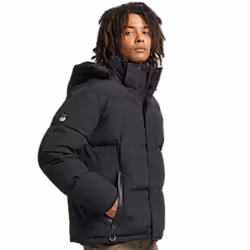 Doudoune Superdry damier Homme Noir
