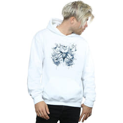 Disney - Sweat à capuche NIGHTMARE BEFORE CHRISTMAS PAINT SPRAY CARERS - Homme (Blanc)