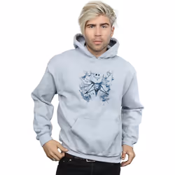 Disney - Sweat à capuche NIGHTMARE BEFORE CHRISTMAS PAINT SPRAY CARERS - Homme (Gris chiné)