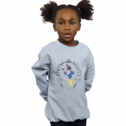 Disney Princess - Sweat FAIREST STORY - Fille (Gris chiné)