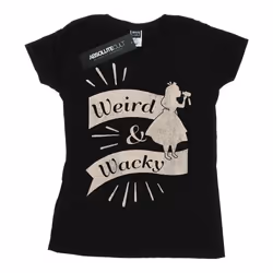 Disney - T-shirt ALICE IN WONDERLAND WEIRD AND WACKY - Femme (Noir)