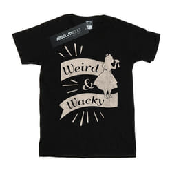 Disney - T-shirt ALICE IN WONDERLAND WEIRD AND WACKY - Femme (Noir)