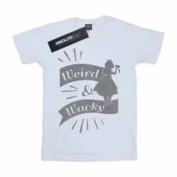 Disney - T-shirt ALICE IN WONDERLAND WEIRD AND WACKY - Femme (Blanc)